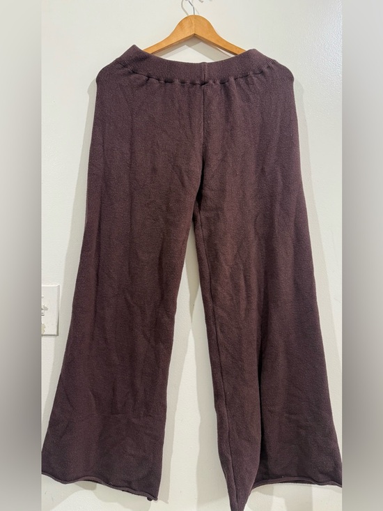 Milano Pants - Milano Wide-Leg Knit Pants in Deep Brown